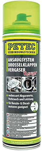 Petec Ansaugsystem Drosselklappen und Vergaserreiniger Spray 500 ml