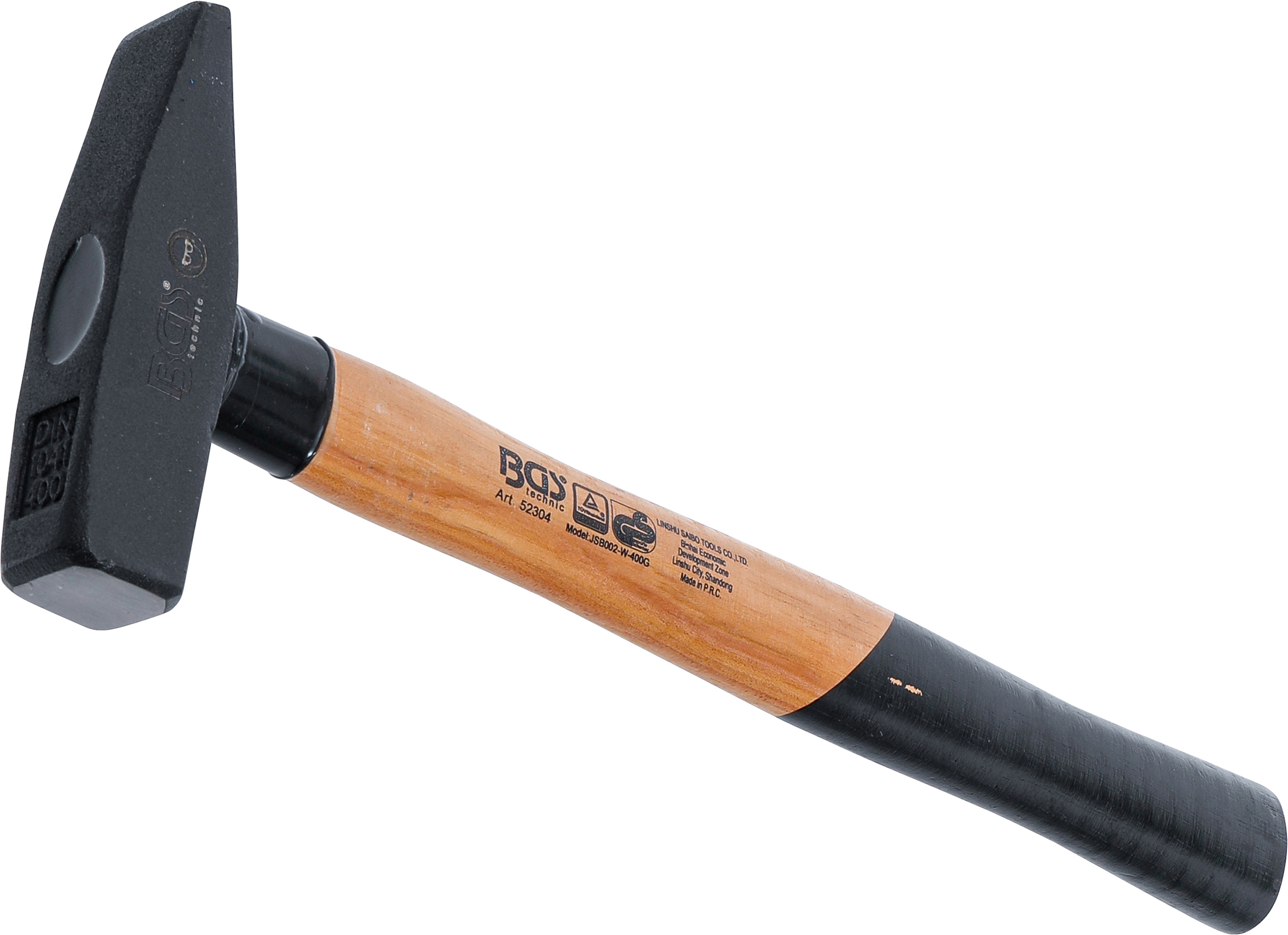 BGS Schlosserhammer | Hickory-Stiel | DIN 1041 | 400 g