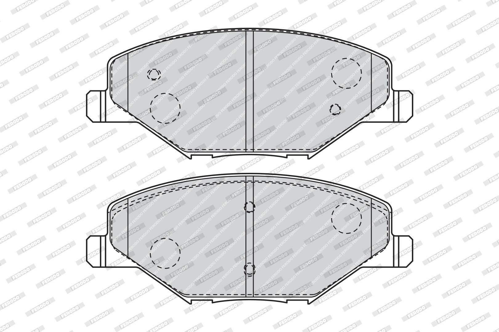 Bremsbelagsatz, Scheibenbremse