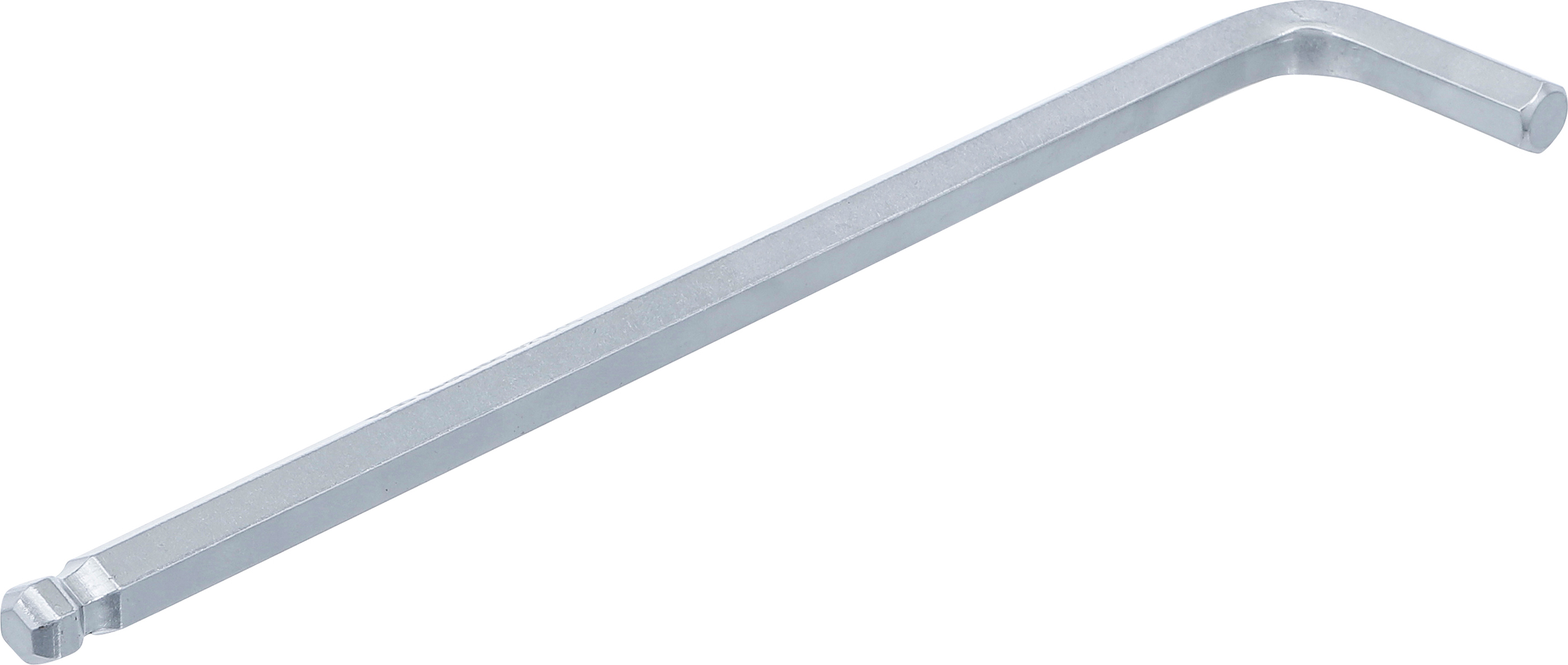 BGS Winkelschlüssel | extra lang | Innensechskant / Innensechskant mit Kugelkopf 10 mm