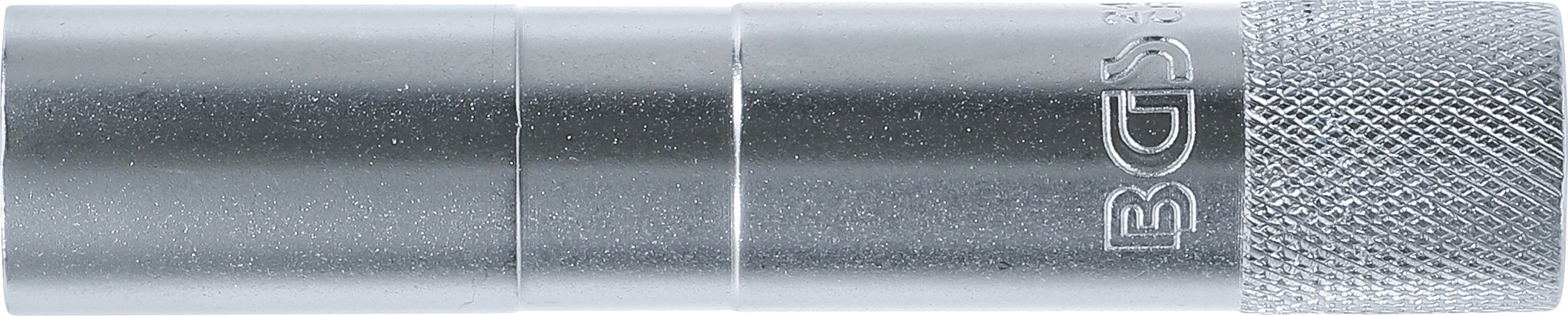 BGS Zündkerzen-Einsatz mit Magnet, Zwölfkant, lang | Antrieb Innenvierkant 10 mm (3/8") | SW 14 mm