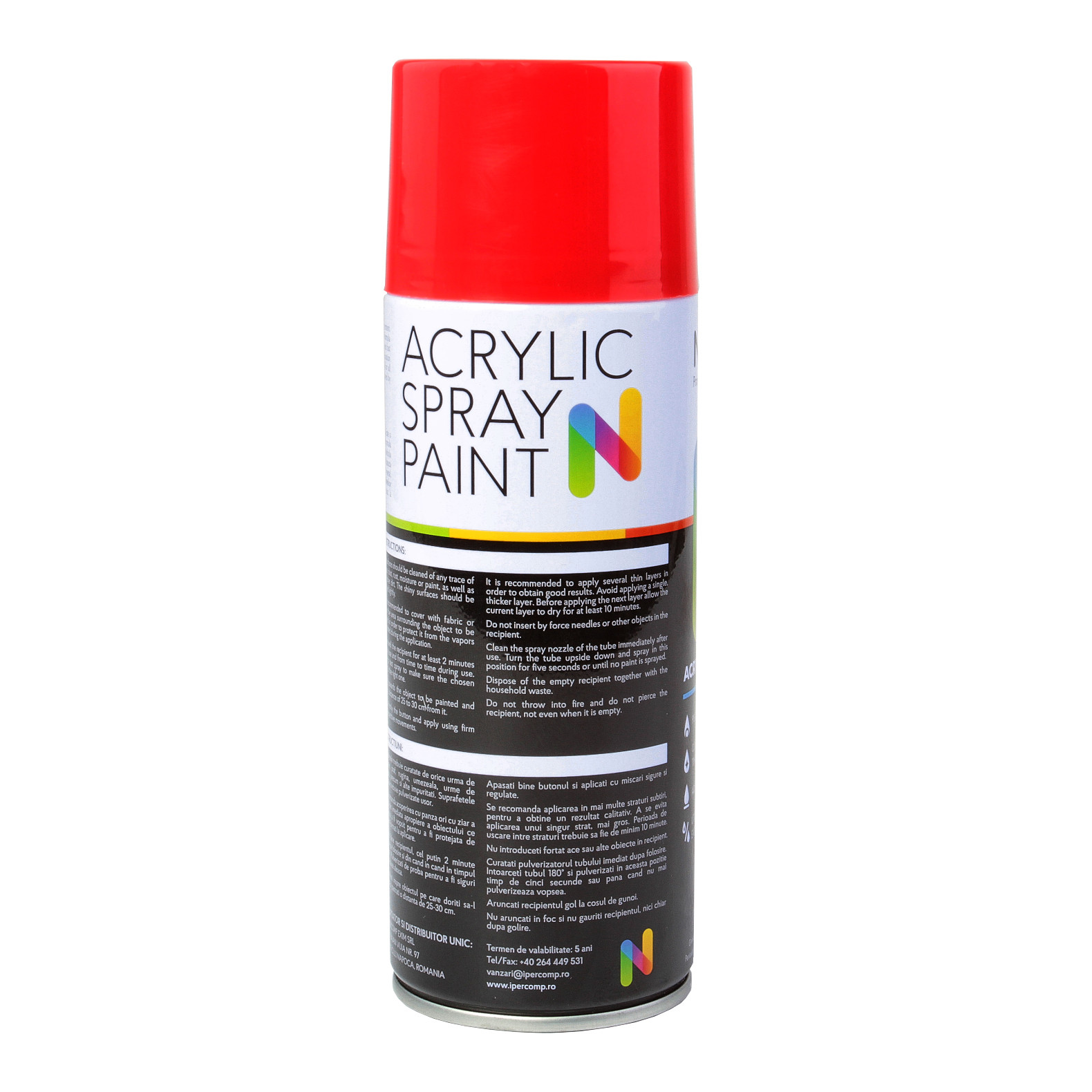 Noxaro Acryl Lackspray Dacia Rot Passion 21D 450 ml