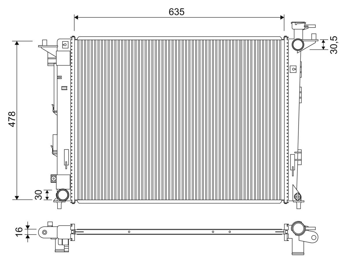 Kühler, Motorkühlung