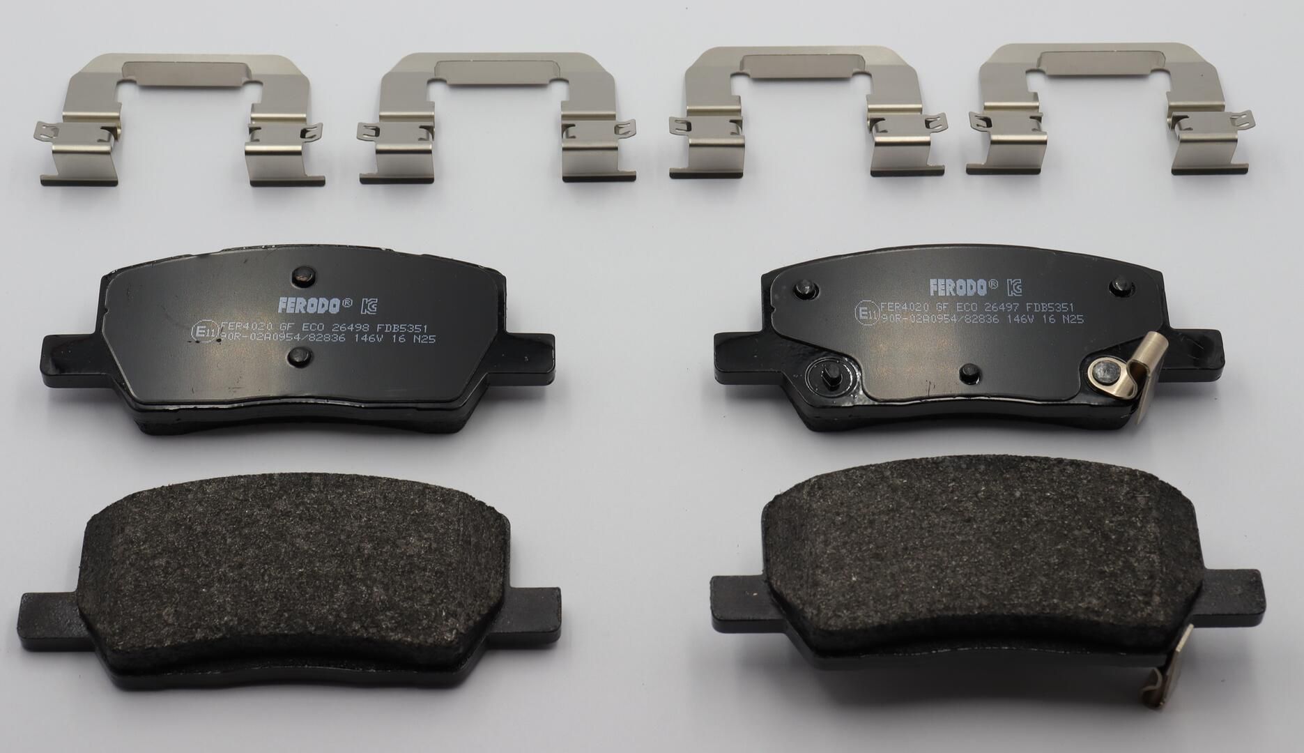 Bremsbelagsatz, Scheibenbremse