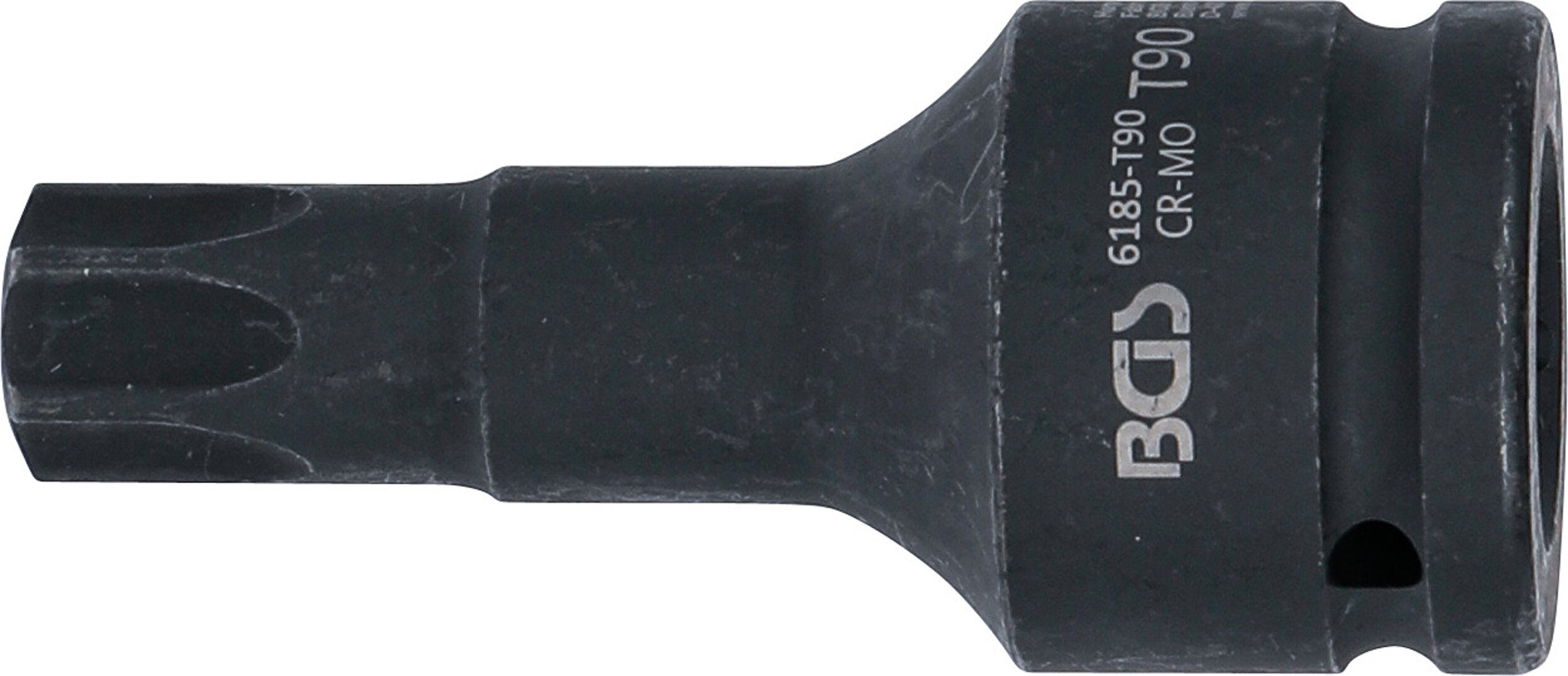 BGS Kraft-Bit-Einsatz | Länge 100 mm | Antrieb Innenvierkant 20 mm (3/4") | T-Profil (für Torx) T90