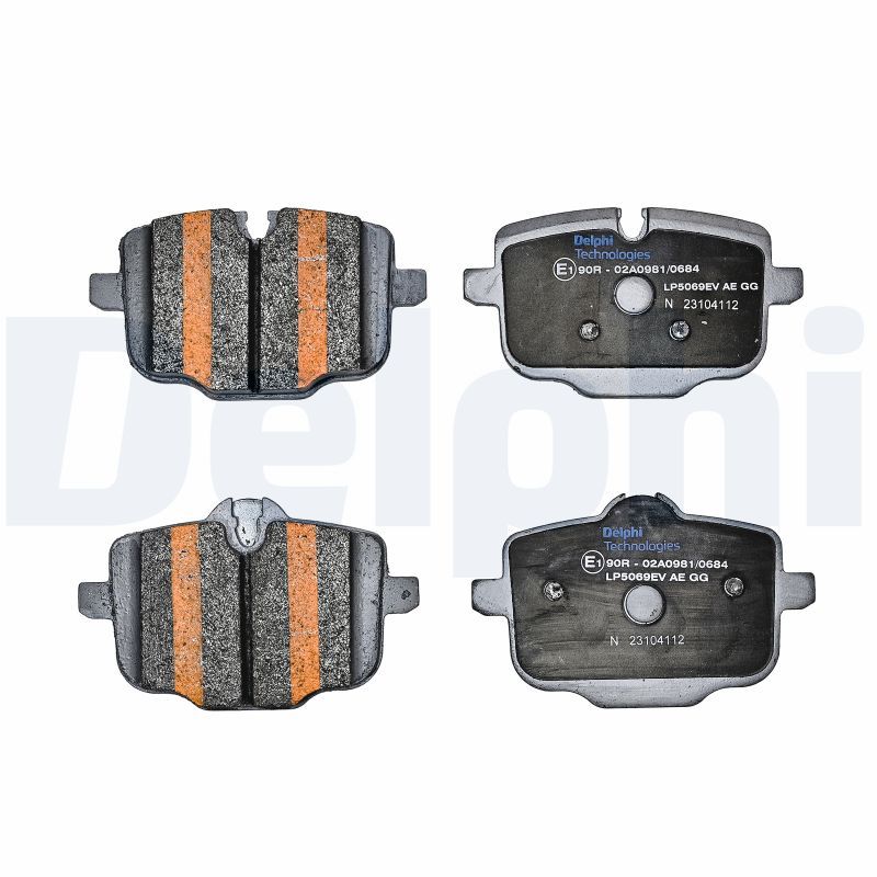 Bremsbelagsatz, Scheibenbremse