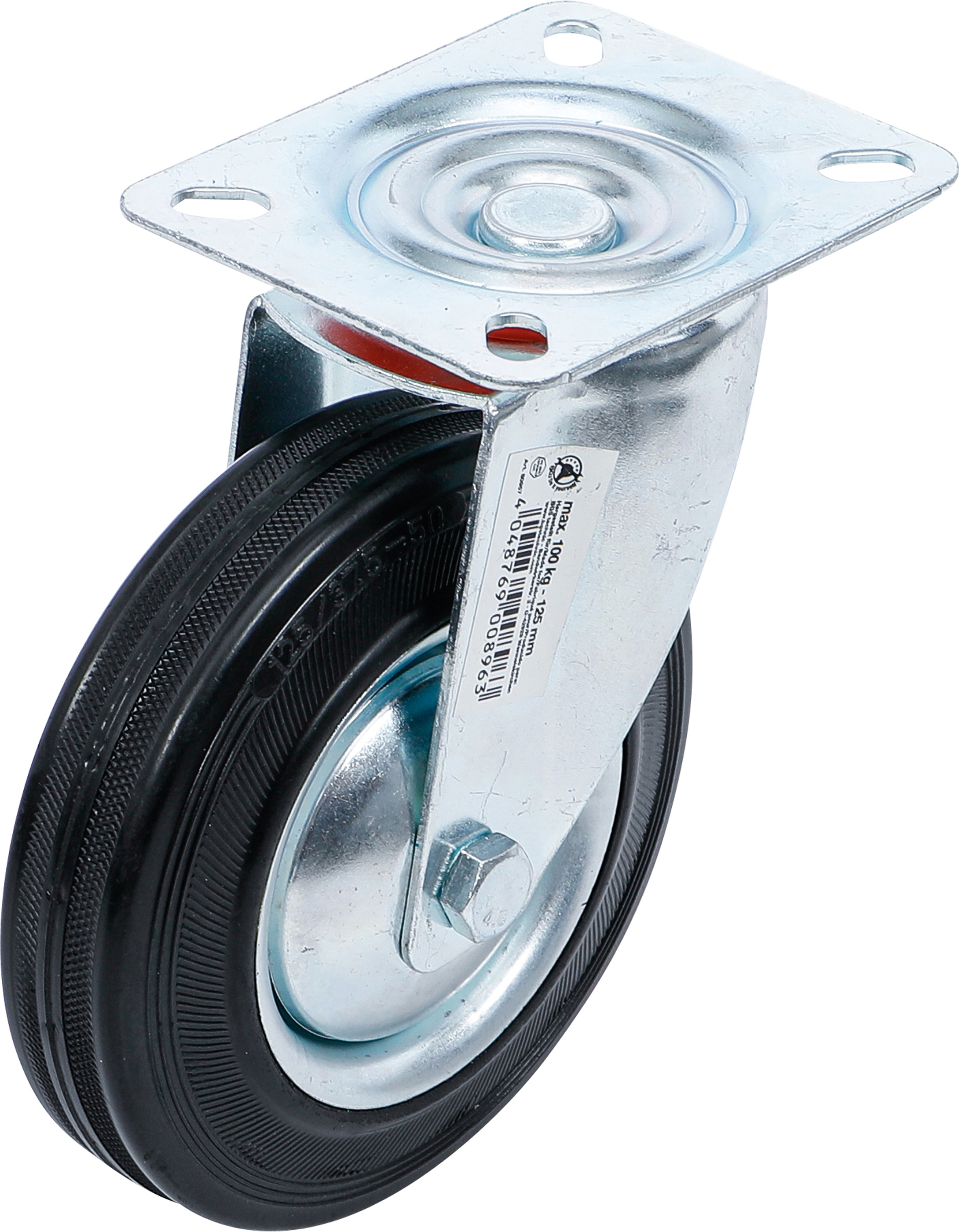 BGS Lenkrolle | mit Anschraubsockel | Ø 125 mm
