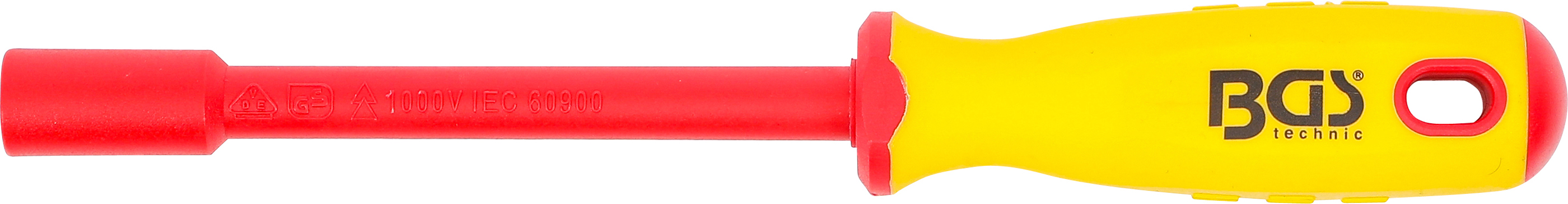 BGS VDE-Steckschlüssel-Schraubendreher | Sechskant | SW 8 mm | Klingenlänge 125 mm