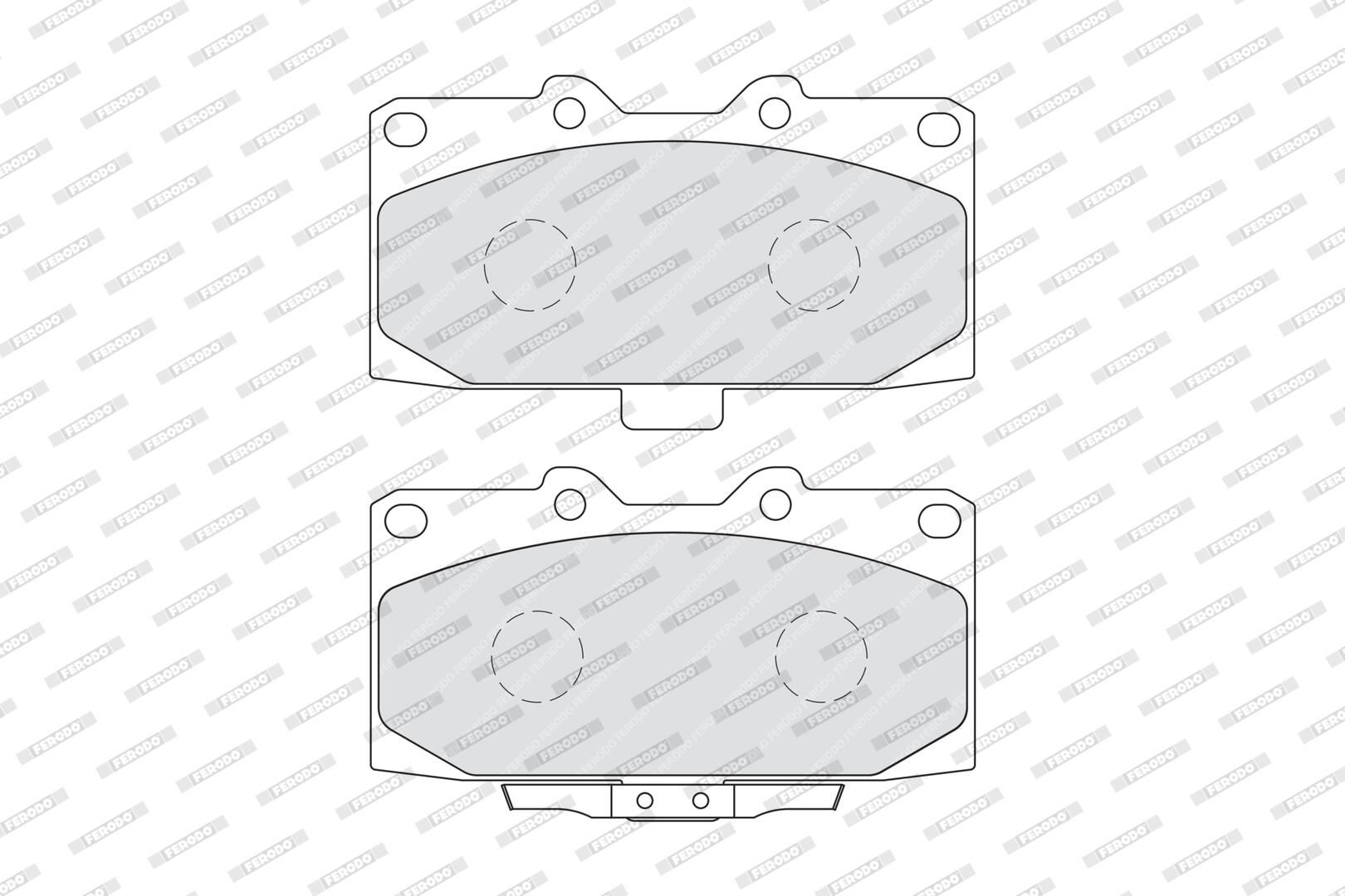 Bremsbelagsatz, Scheibenbremse