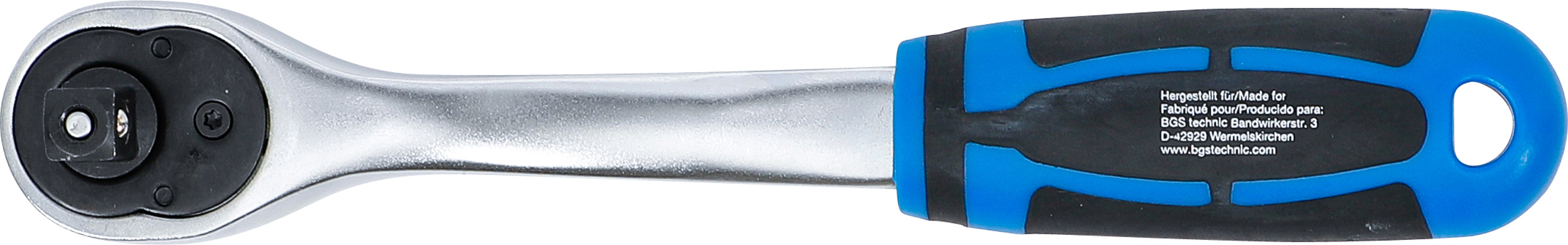 BGS Umschaltknarre | feinverzahnt | Abtrieb Außenvierkant 10 mm (3/8")