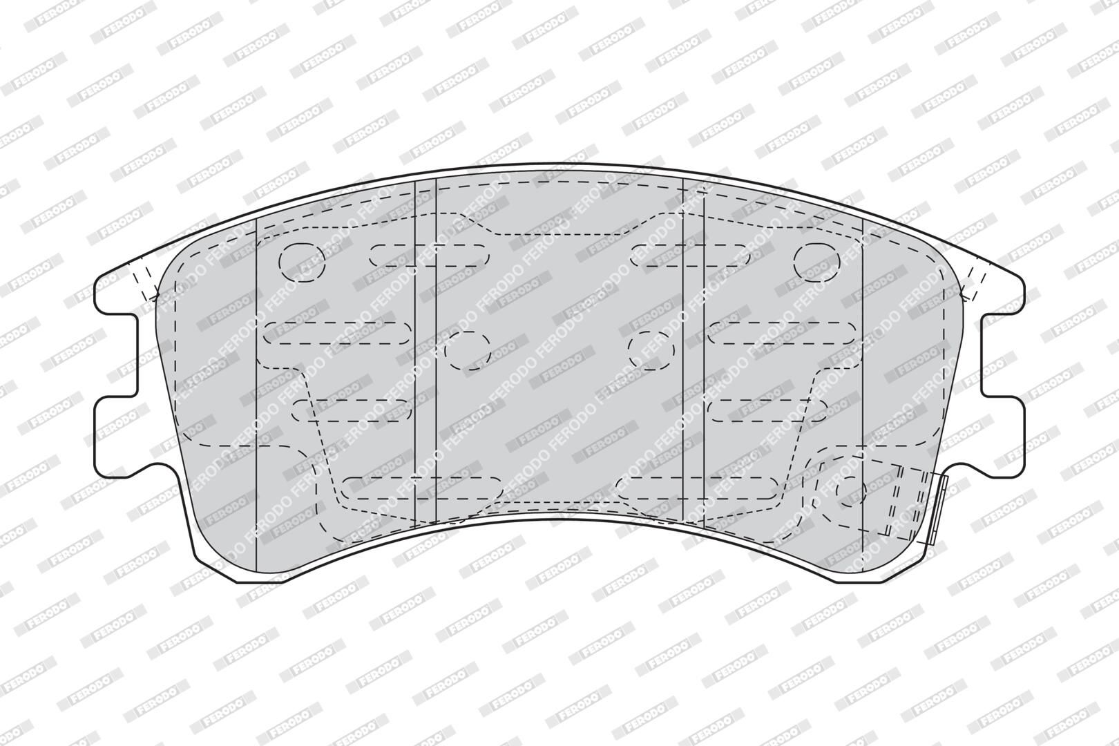Bremsbelagsatz, Scheibenbremse