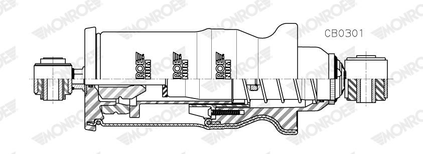Dämpfer, Fahrerhauslagerung