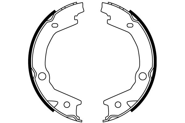 Bremsbackensatz, Feststellbremse