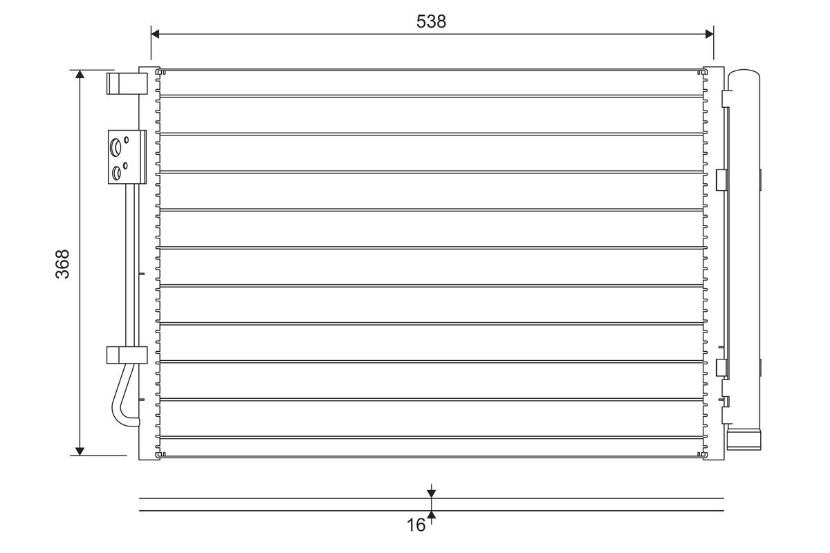 Kondensator, Klimaanlage