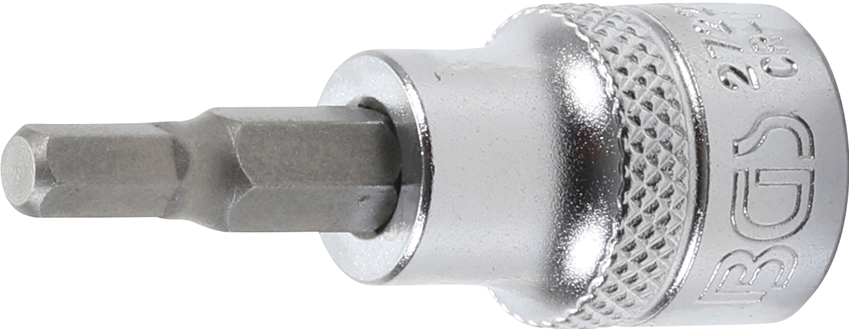 BGS Bit-Einsatz | Antrieb Innenvierkant 10 mm (3/8") | Innensechskant 3/16"
