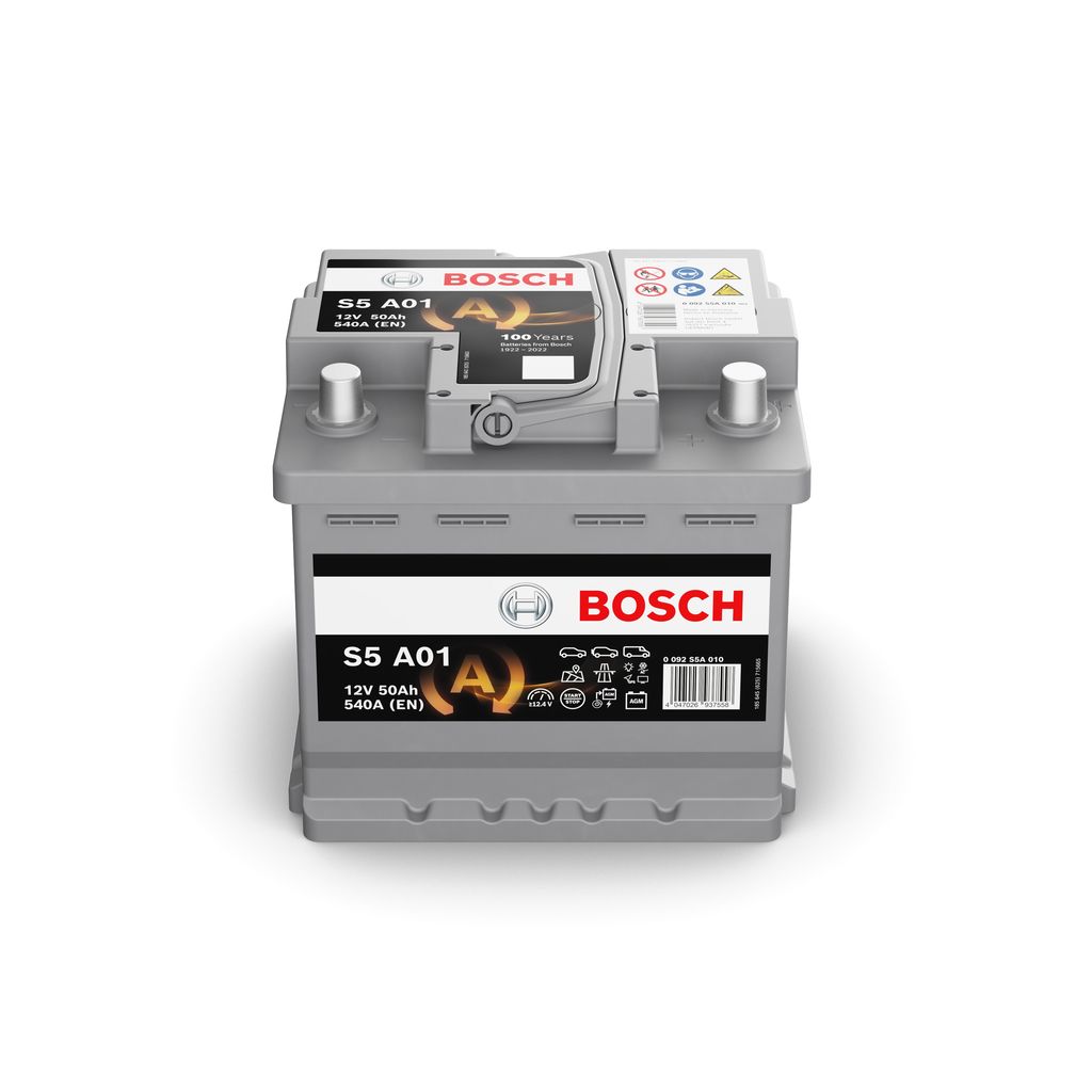 Starterbatterie 0 092 S5A 010 “BOSCH 12 V, 50 Ah, 540 A”