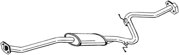 Mittelschalldämpfer