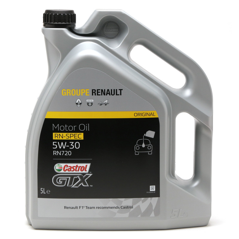 5W-30 Original RENAULT RN-SPEC RN720 Castrol GTX Motoröl 5 Liter