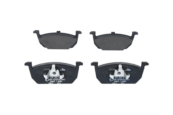 Bremsbelagsatz, Scheibenbremse