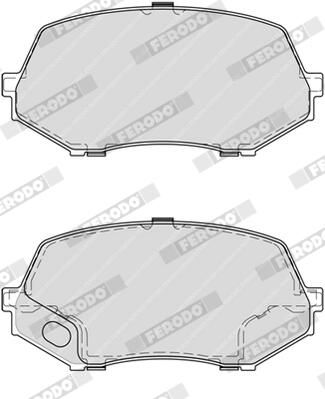 Bremsbelagsatz, Scheibenbremse
