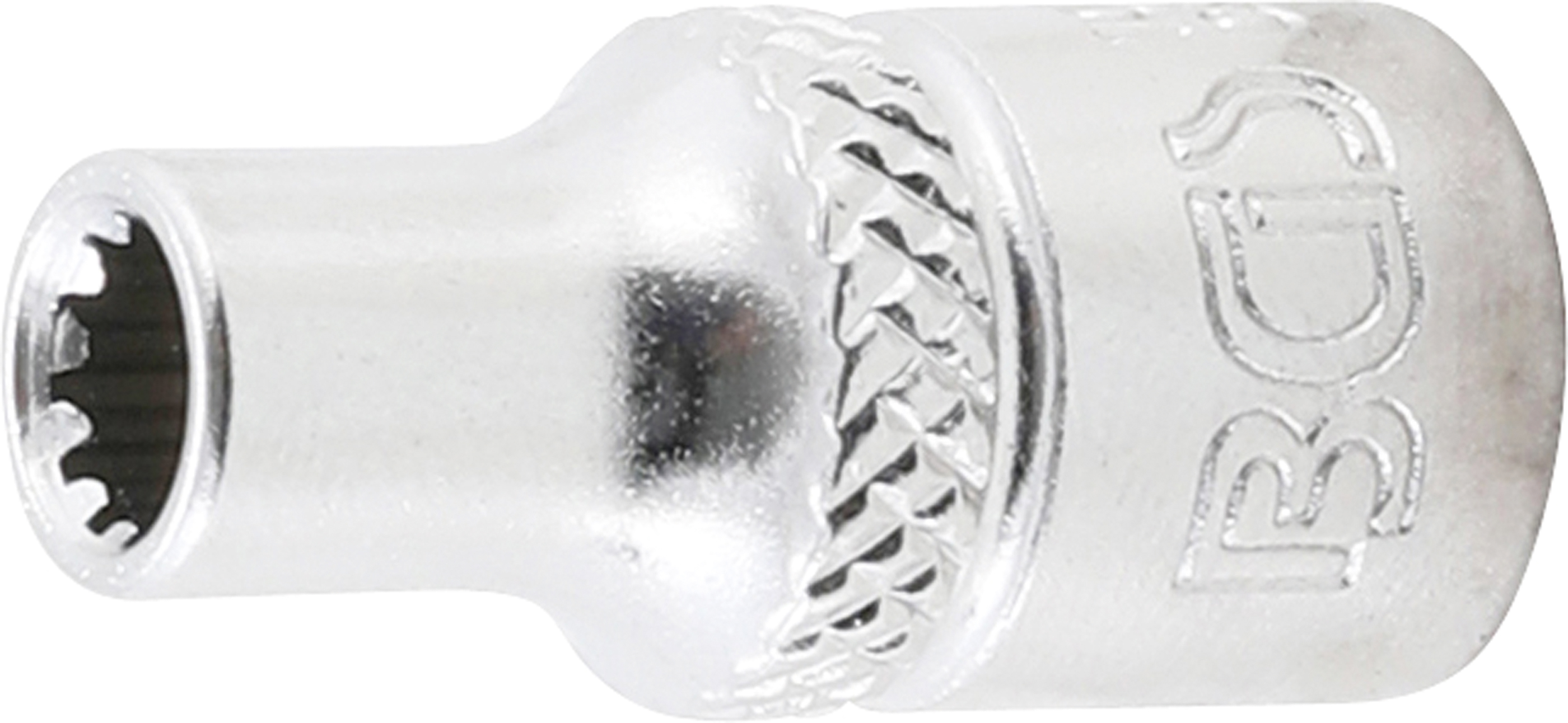 BGS Steckschlüssel-Einsatz Gear Lock | Antrieb Innenvierkant 6,3 mm (1/4") | SW 4,5 mm