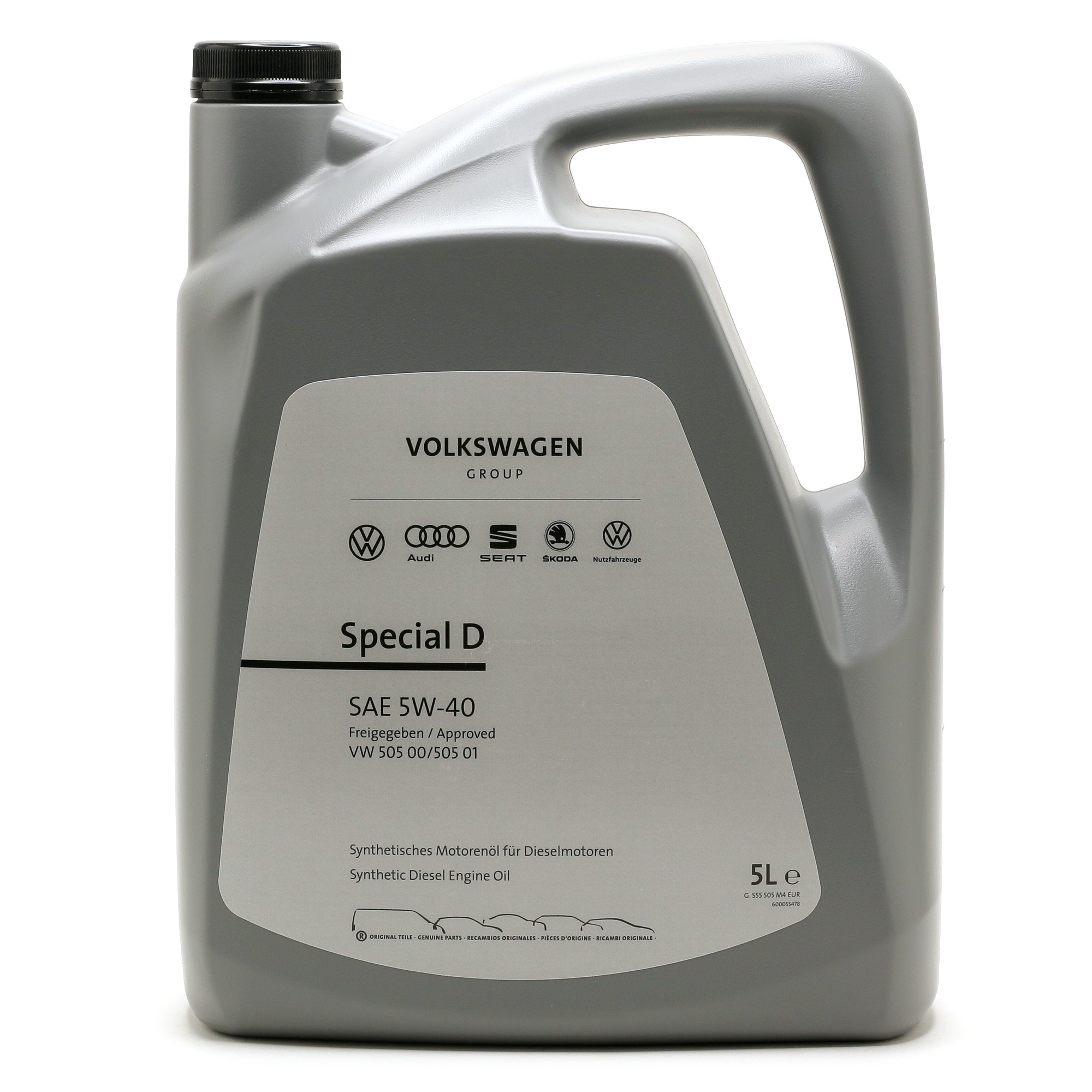 5W-40 Original VW Special D GS55505M4EUR 5 Liter