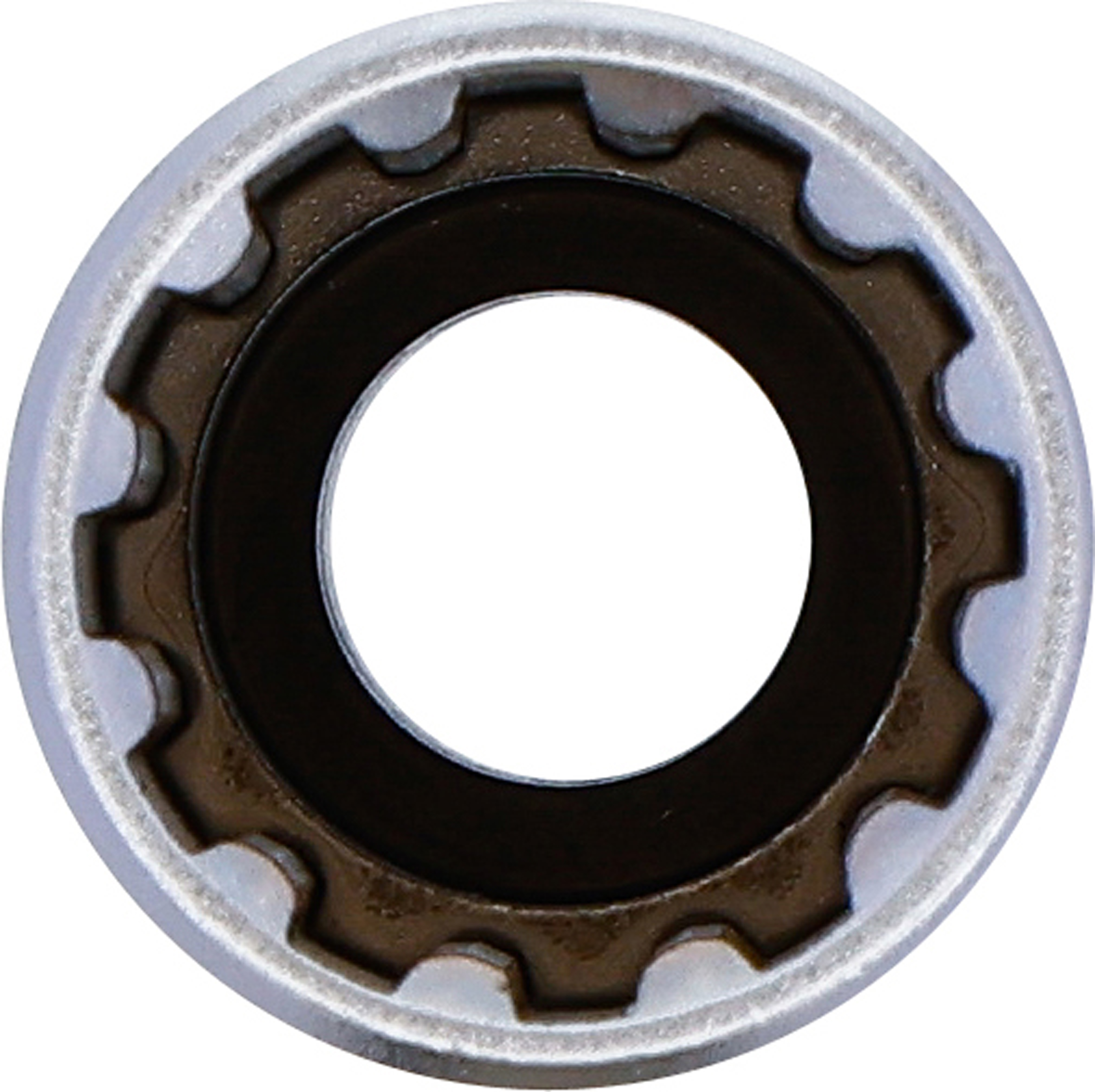 BGS Steckschlüssel-Einsatz Gear Lock, tief | Antrieb Innenvierkant 12,5 mm (1/2") | SW 17 mm
