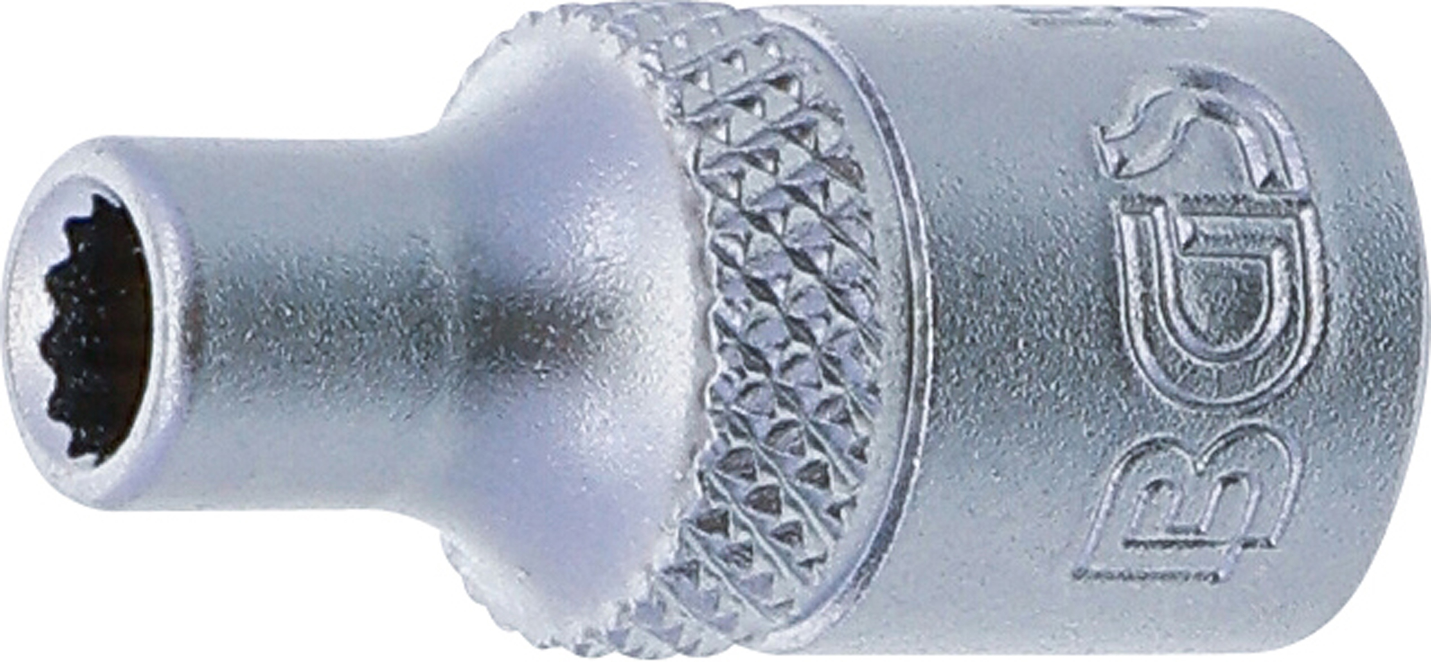 BGS Steckschlüssel-Einsatz Zwölfkant | Antrieb Innenvierkant 6,3 mm (1/4") | SW 4 mm