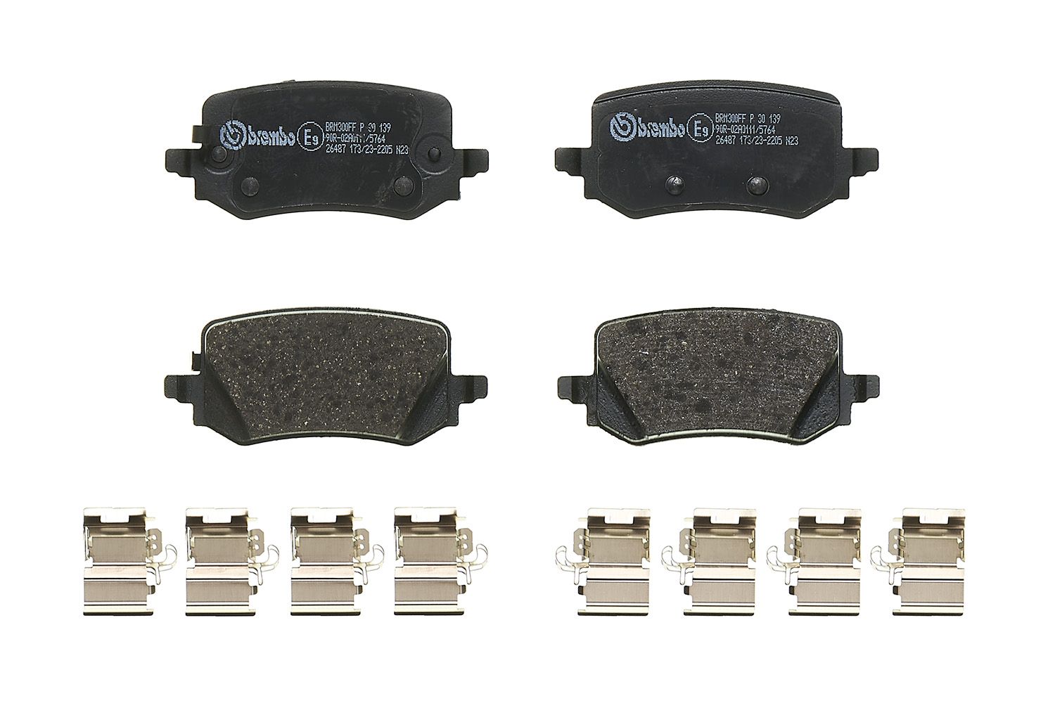 Bremsbelagsatz, Scheibenbremse