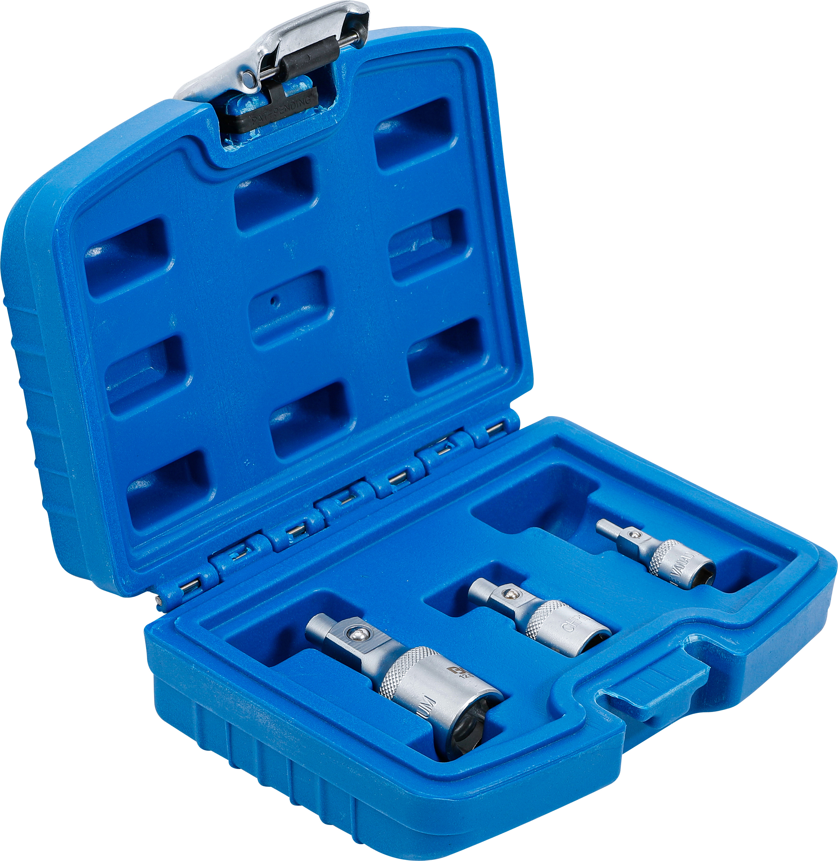 BGS Verlängerungs-Satz mit Magnethalter | 6,3 mm (1/4") / 10 mm (3/8") / 12,5 mm (1/2") | 3-tlg.