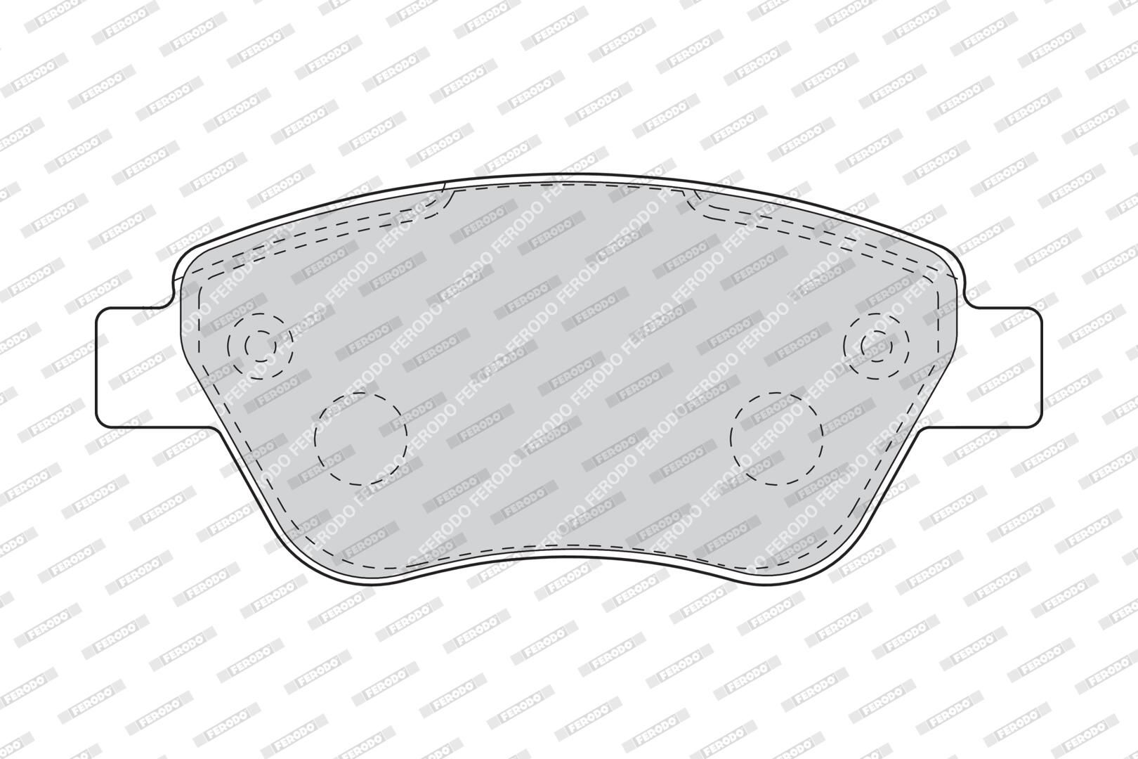 Bremsbelagsatz, Scheibenbremse