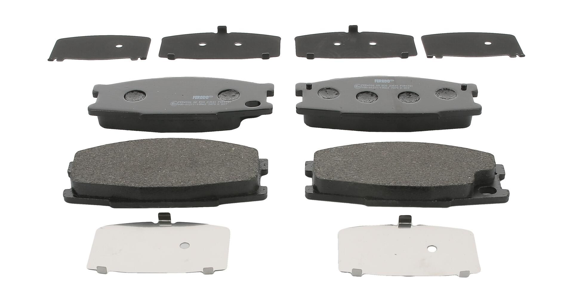 Bremsbelagsatz, Scheibenbremse