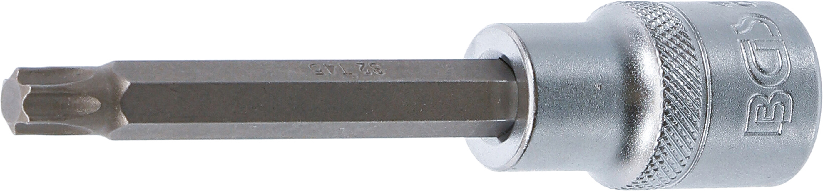 BGS Bit-Einsatz | Länge 100 mm | Antrieb Innenvierkant 12,5 mm (1/2") | T-Profil (für Torx) T45