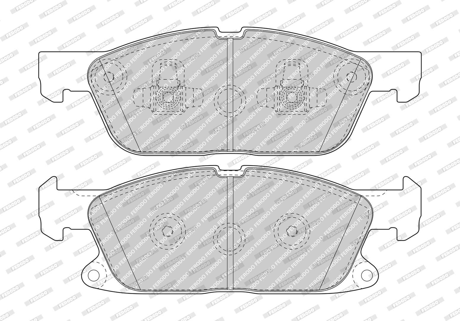 Bremsbelagsatz, Scheibenbremse