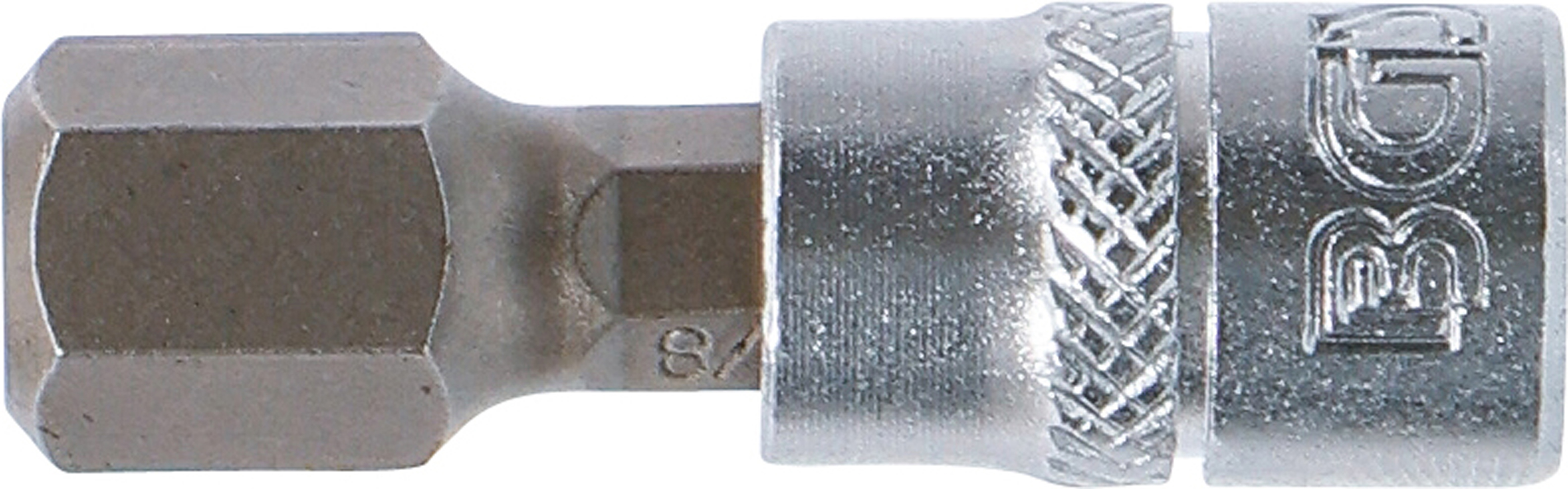 BGS Bit-Einsatz | Antrieb Innenvierkant 6,3 mm (1/4") | Innensechskant 3/8"