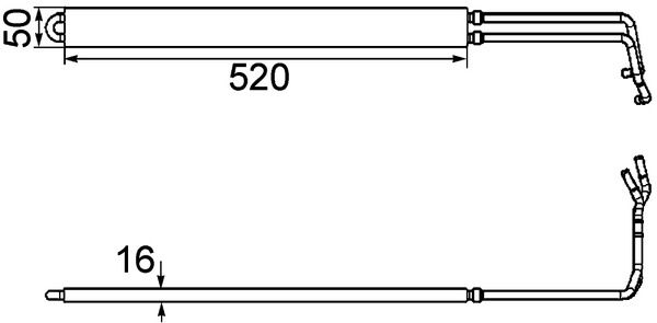 Ölkühler passt zu: OPEL INSIGNIA A; SAAB 9-5 1.6-2.0D 07.08-03.17
