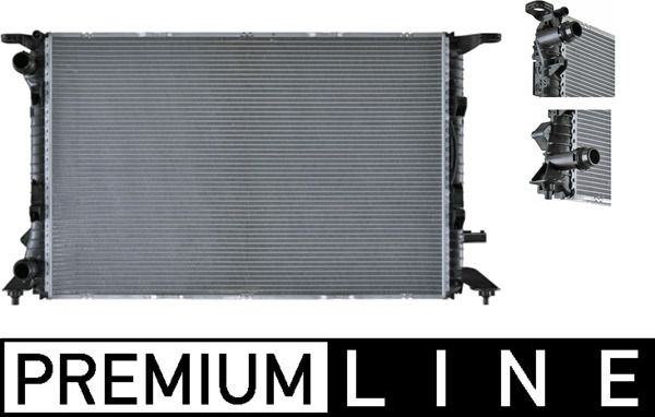 Kühler, Motorkühlung CR 905 000P “MAHLE 720 mm, 477 mm”