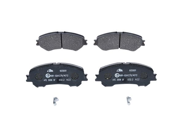 Bremsbelagsatz, Scheibenbremse