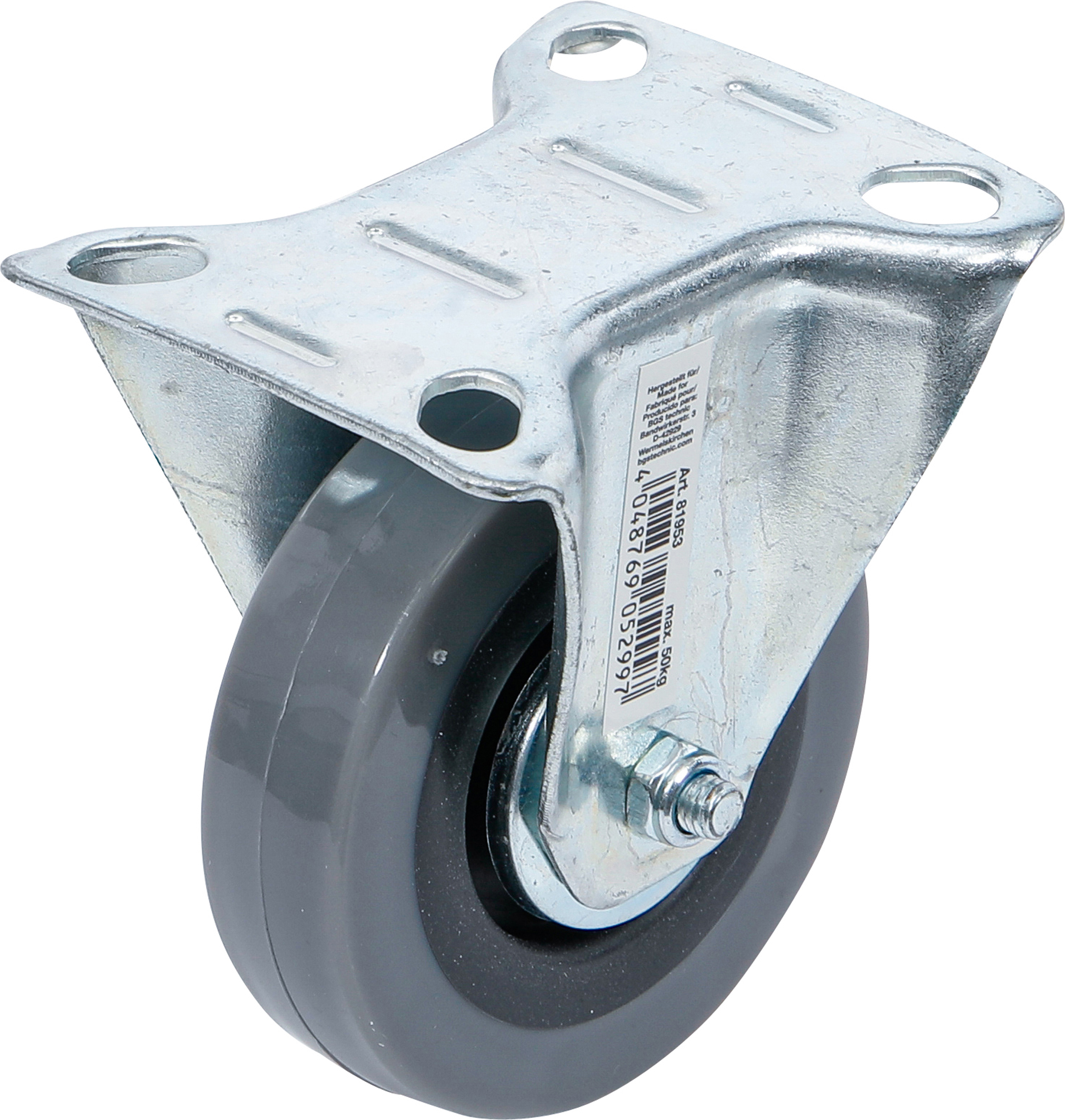 BGS Bockrolle | mit Anschraubsockel | Ø 75 mm