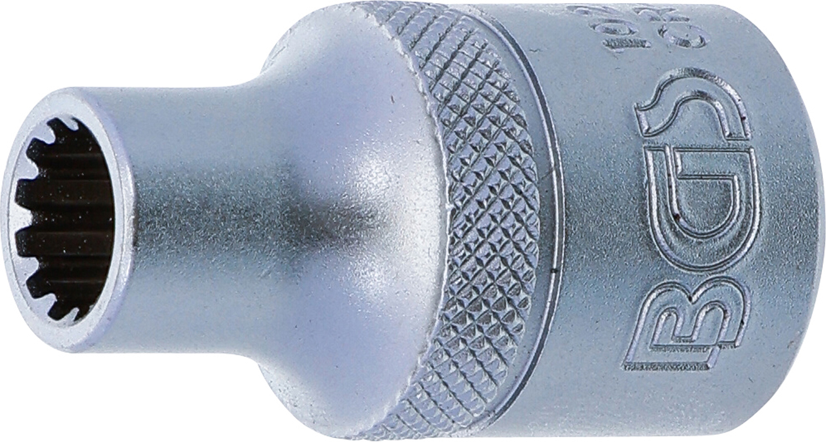BGS Steckschlüssel-Einsatz Gear Lock | Antrieb Innenvierkant 12,5 mm (1/2") | SW 8 mm