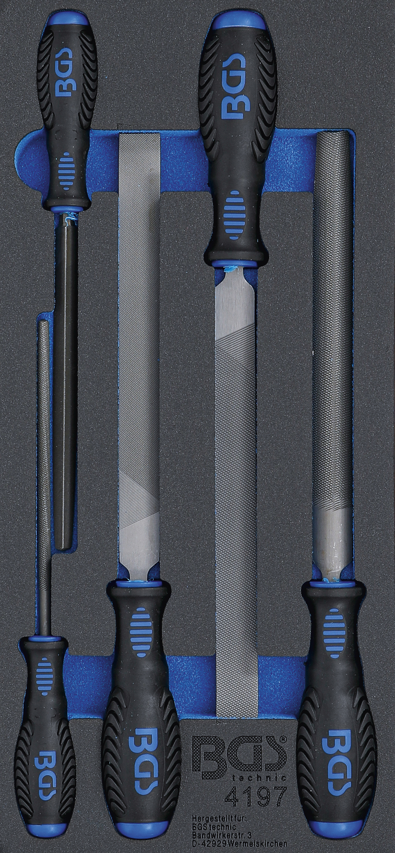 BGS Werkstattwageneinlage 1/3: Werkstattfeilen-Satz | 5-tlg.
