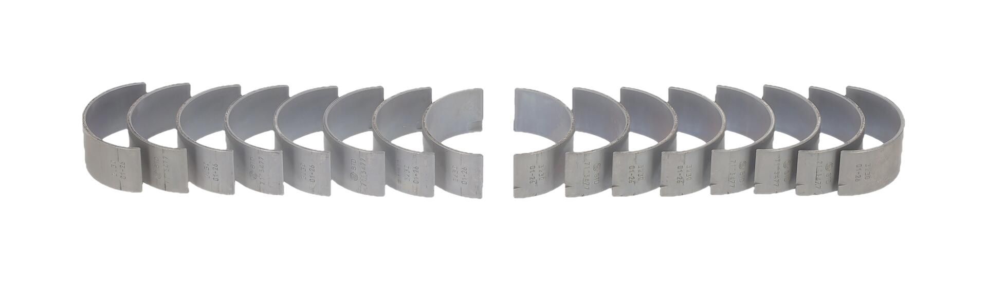 Pleuellagerschale 71-3477/8 STD “GLYCO 22 mm, 0,02 mm, 0,08 mm”