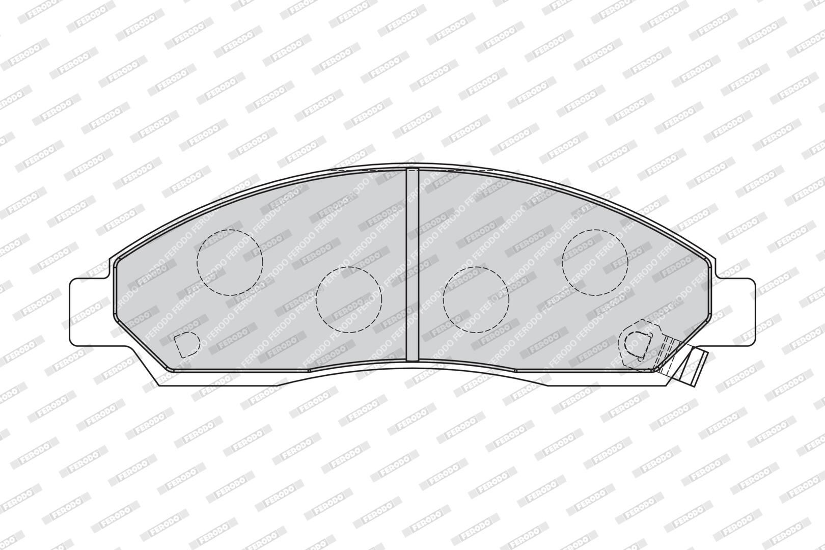 Bremsbelagsatz, Scheibenbremse