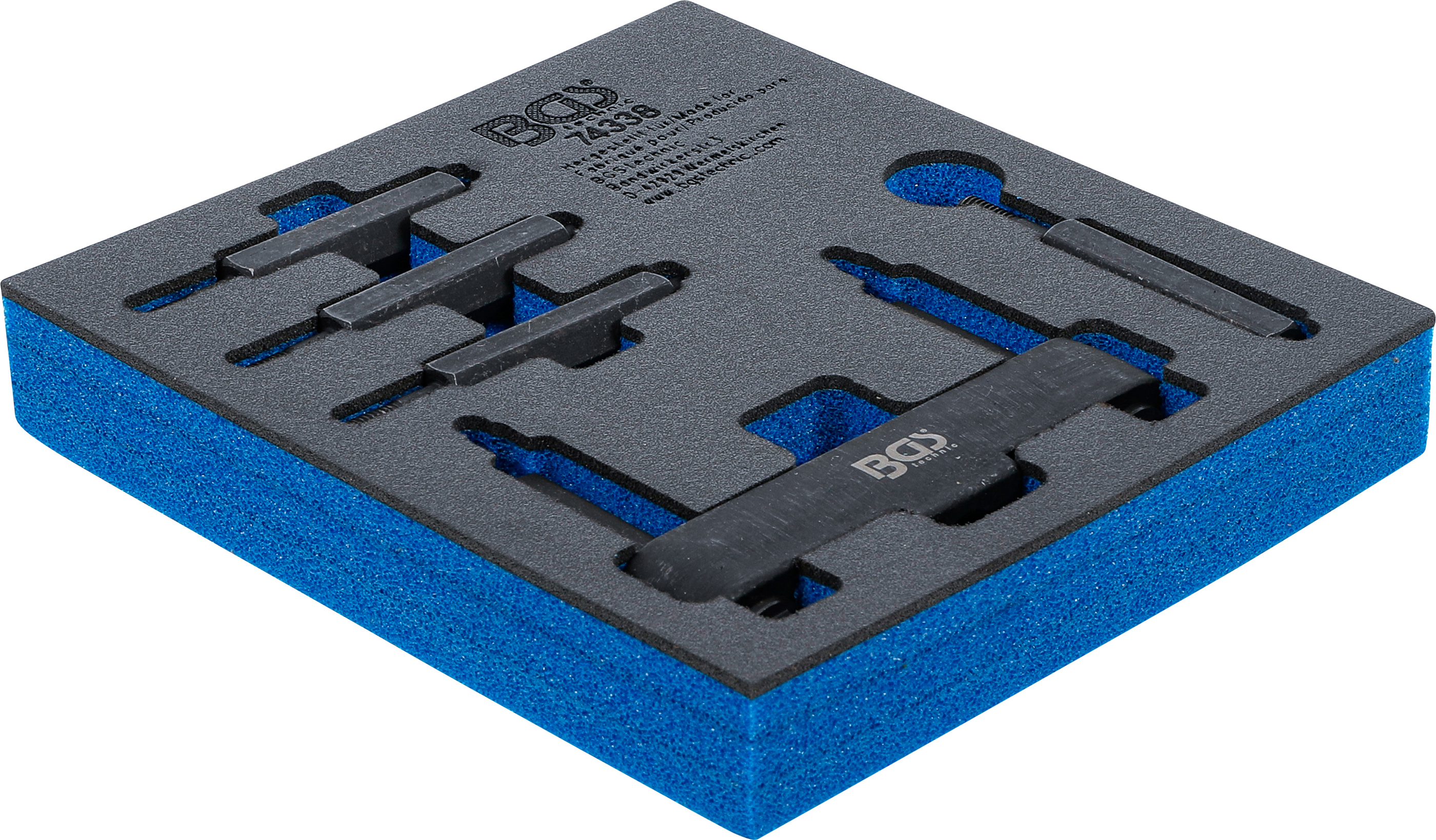 BGS Werkstattwageneinlage 1/6: Stirnlochmuttern-Schlüssel | für Lkw-Hinterachsen