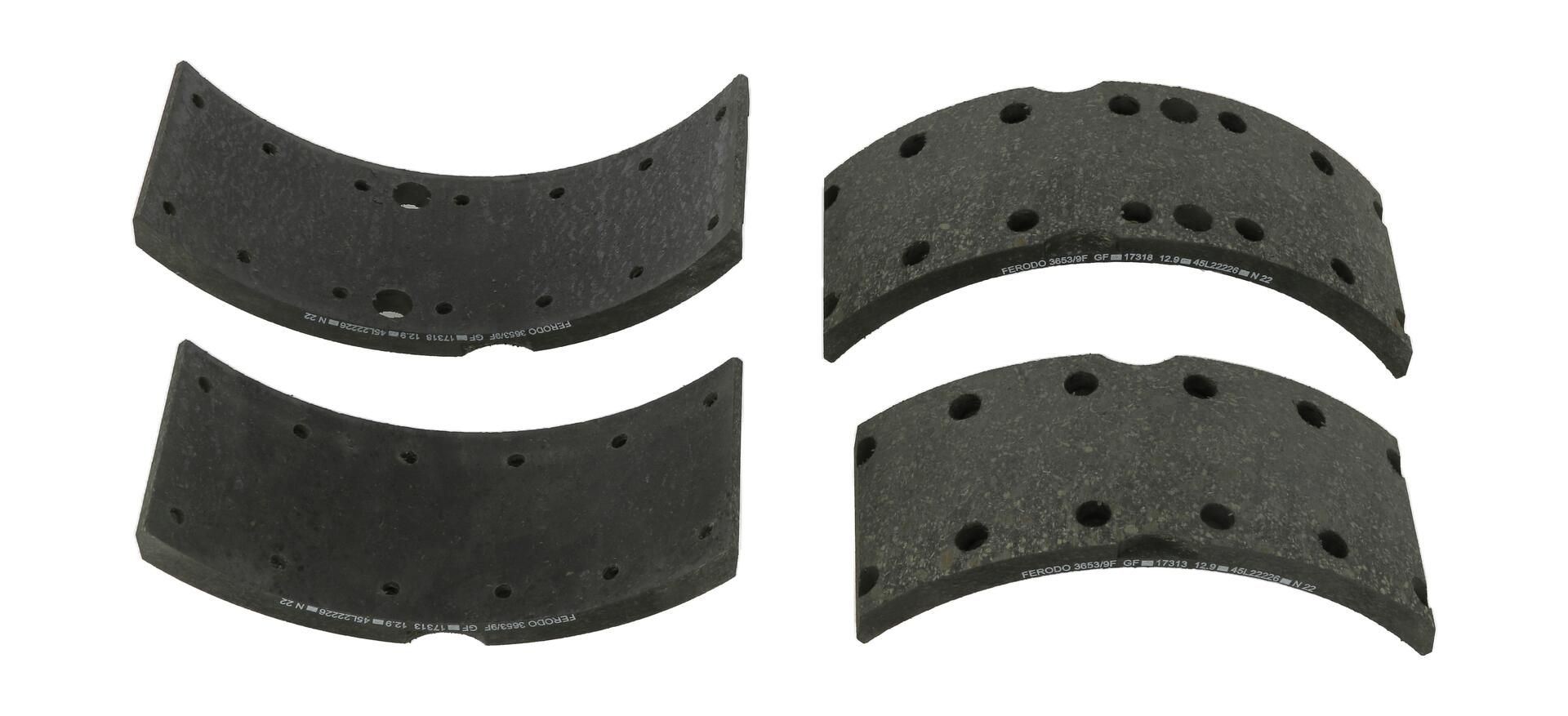 Bremsbelagsatz, Trommelbremse