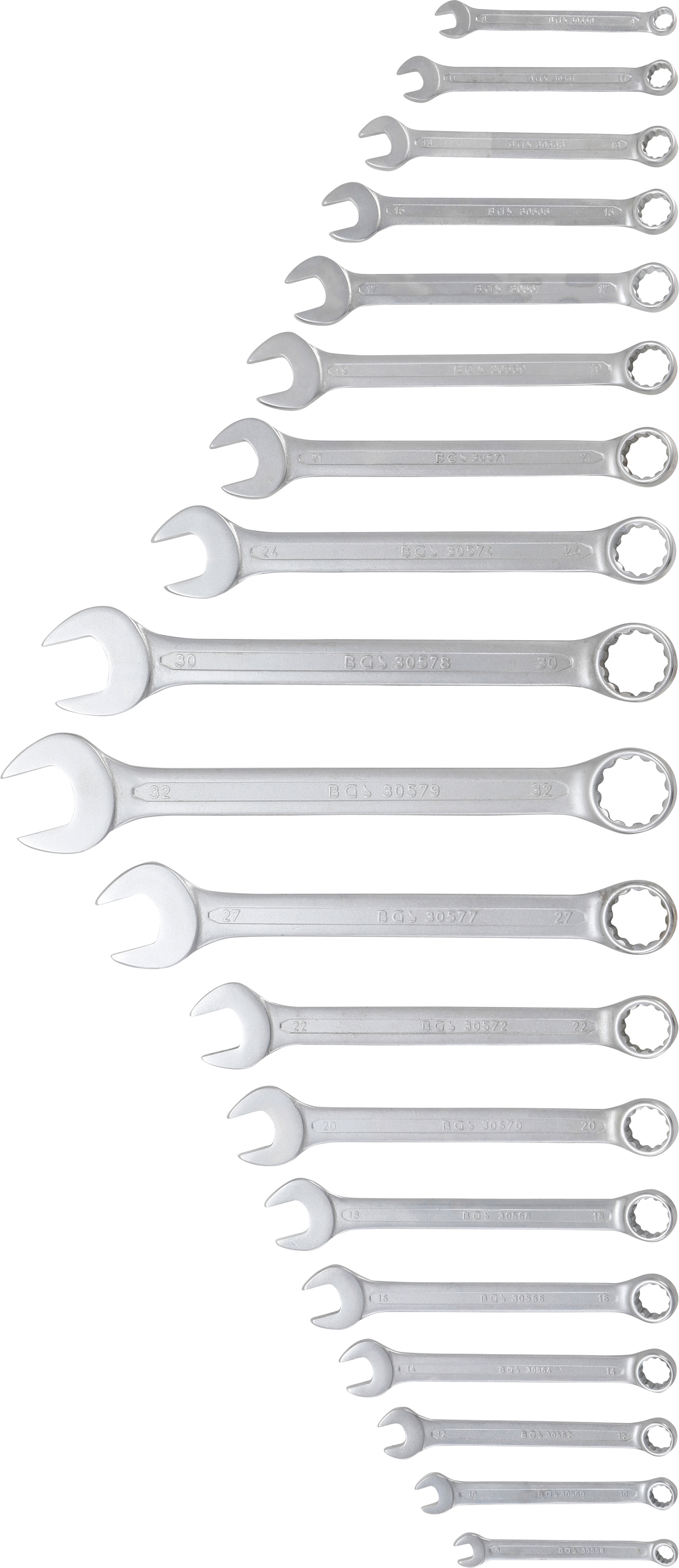 BGS Maul-Ringschlüssel-Satz | SW 8 - 32 mm | 19-tlg.