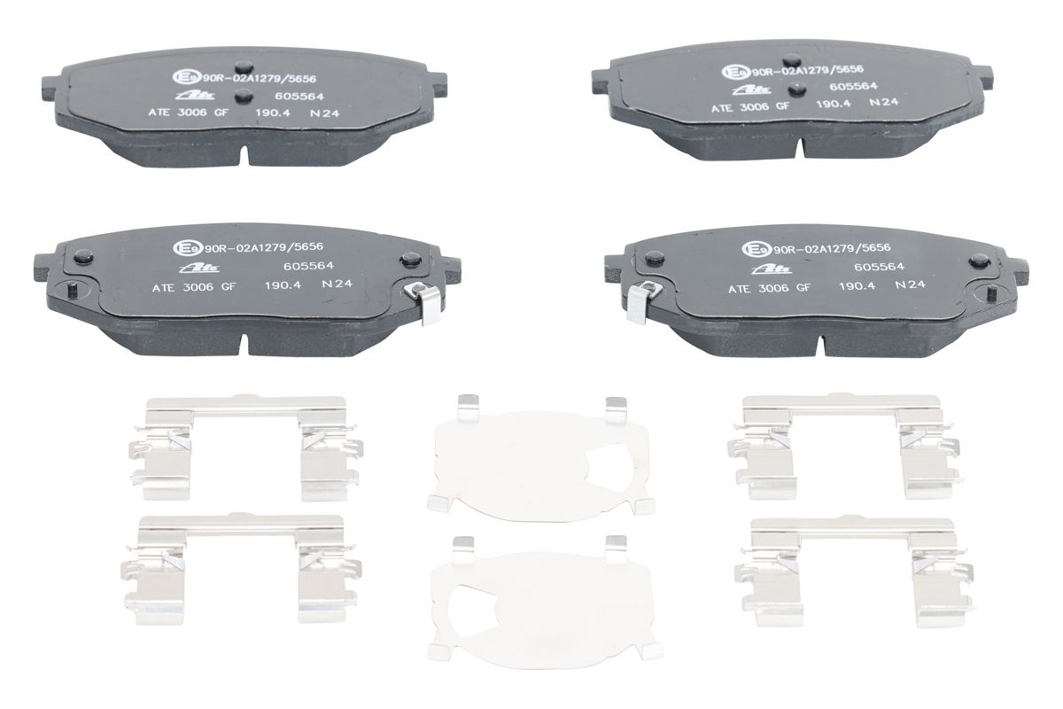 Bremsbelagsatz, Scheibenbremse