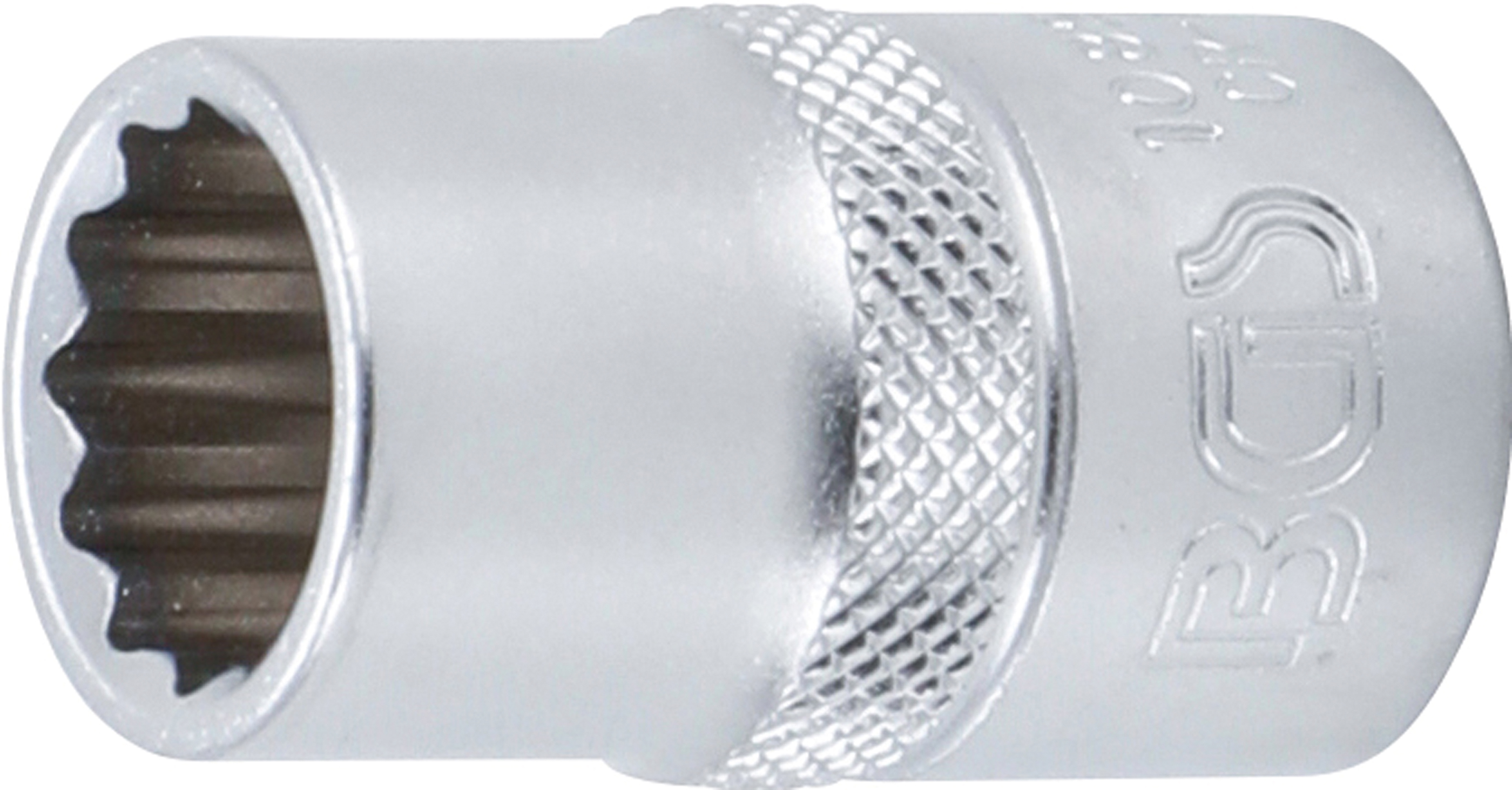 BGS Steckschlüssel-Einsatz-Satz, Zwölfkant | Antrieb Innenvierkant 12,5 mm (1/2") | Zollgrößen | 10-tlg.