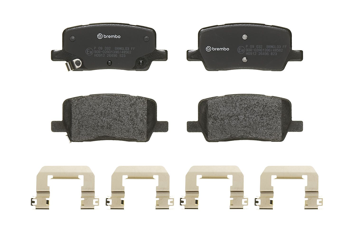 Bremsbelagsatz, Scheibenbremse