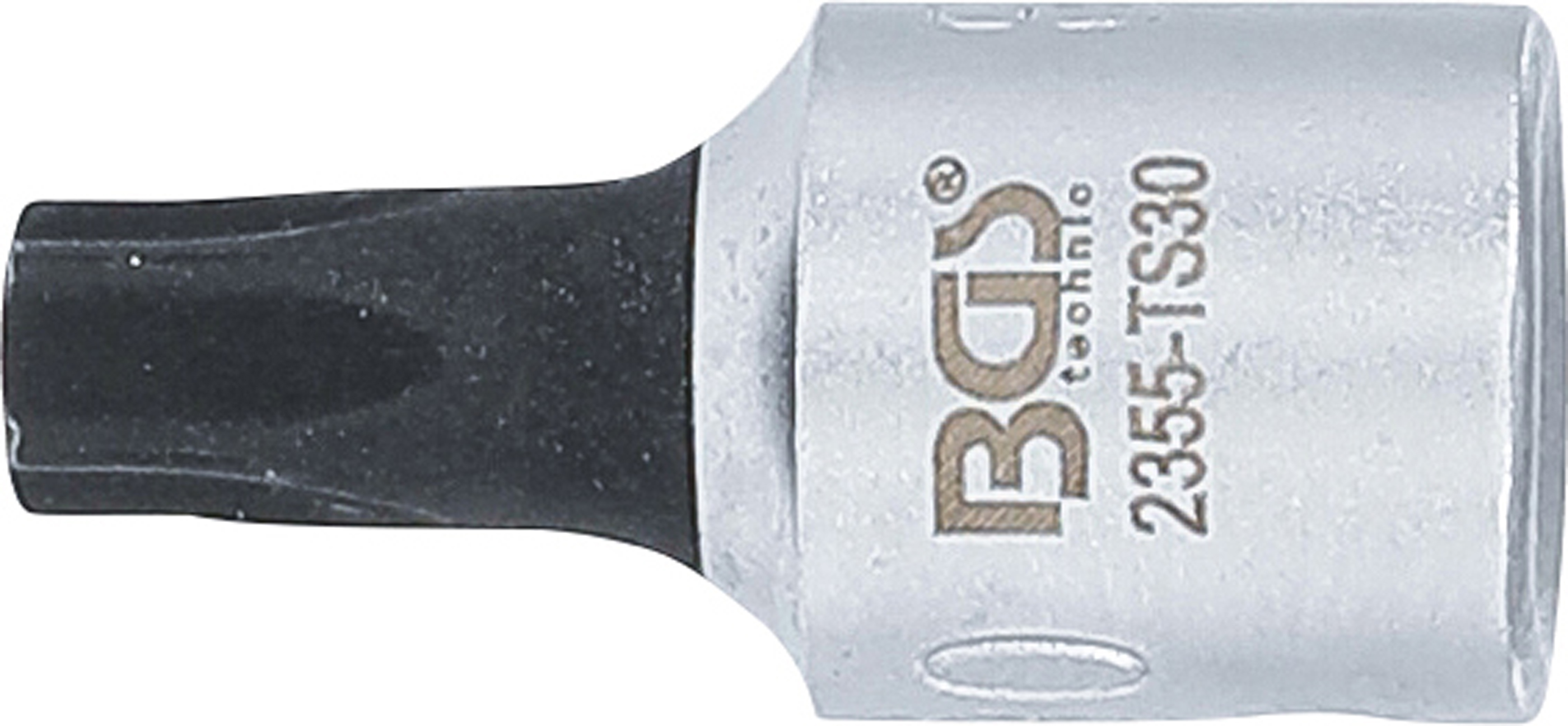 BGS Bit-Einsatz | Antrieb Innenvierkant 6,3 mm (1/4") | TS-Profil (für Torx Plus) mit Bohrung TS30